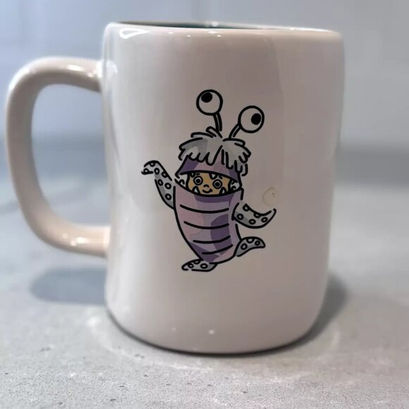 Rae Dunn Disney Pixar Monsters Inc | BOO Double Sided Ceramic Mug - Picture 4 of 9